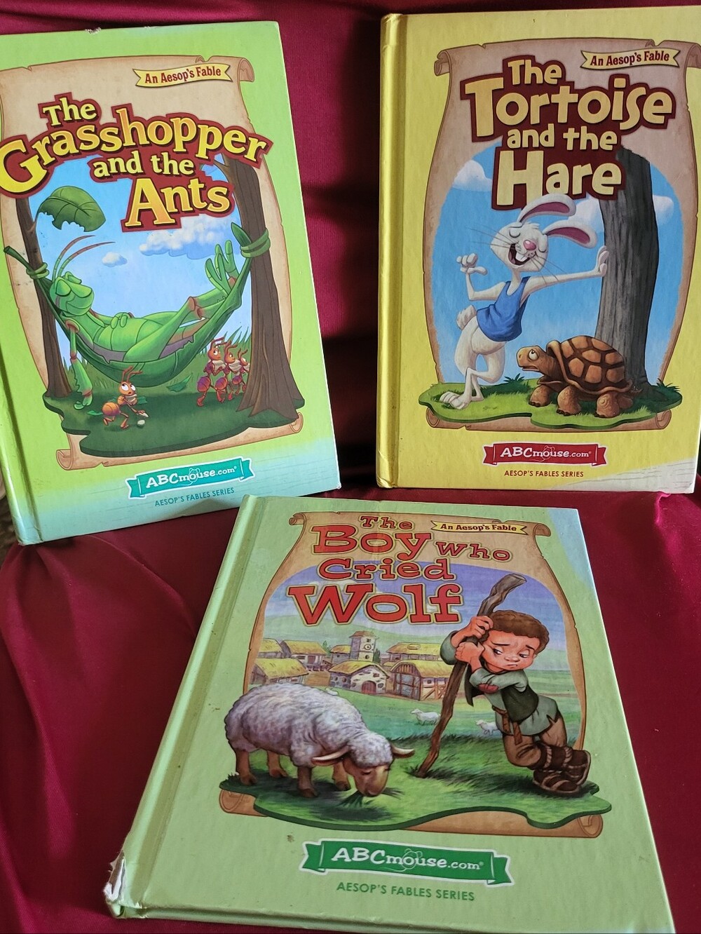 ABCmouse Aesop's Fables Books Set of 3 Hardcovers